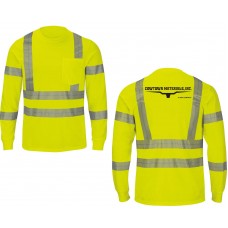 Red Kap Hi-Viz, Long Sleeve T-Shirt SVY3AB Red Kap Hi-Viz, Long Sleeve T-Shirt SVY3AB