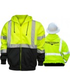 Hi-Viz, Class 3 Full Zip Hoodie GHDIZ